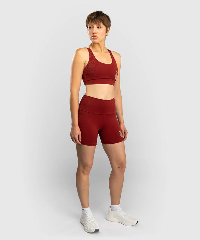 Venum Dames Shorts Serpenti - Burgundy