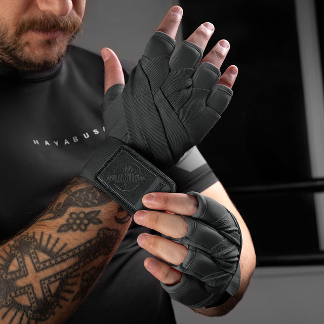 Hayabusa Håndbind Knuckle Guard – Grå