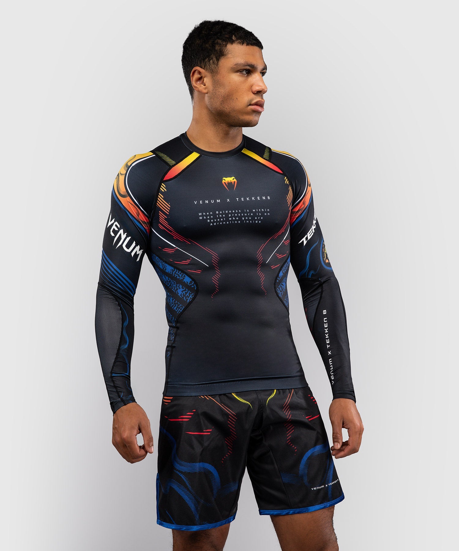 Venum Rashguard TEKKEN 8 Yoshimitsu - Black/Orange - photo 1