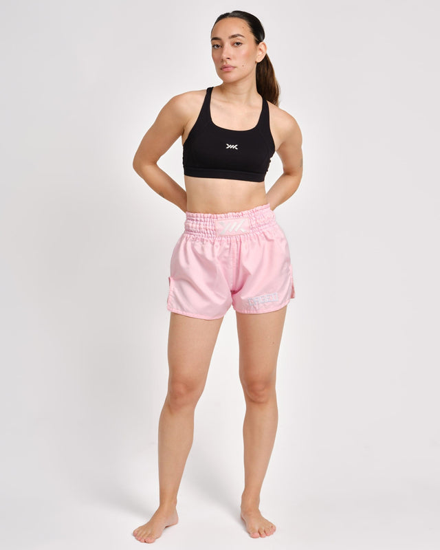 Shorts de Muay Thai Caged Classic – Rose bébé femme