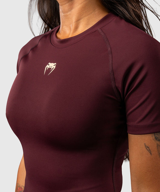 Venum Rashguard Talisman Korte Mouwen - Pruim