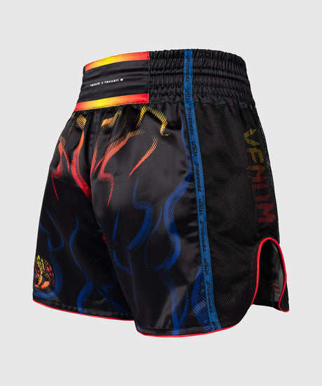Muay Thai trenky Venum TEKKEN 8 Yoshimitsu – Černé/Oranžové – foto 3