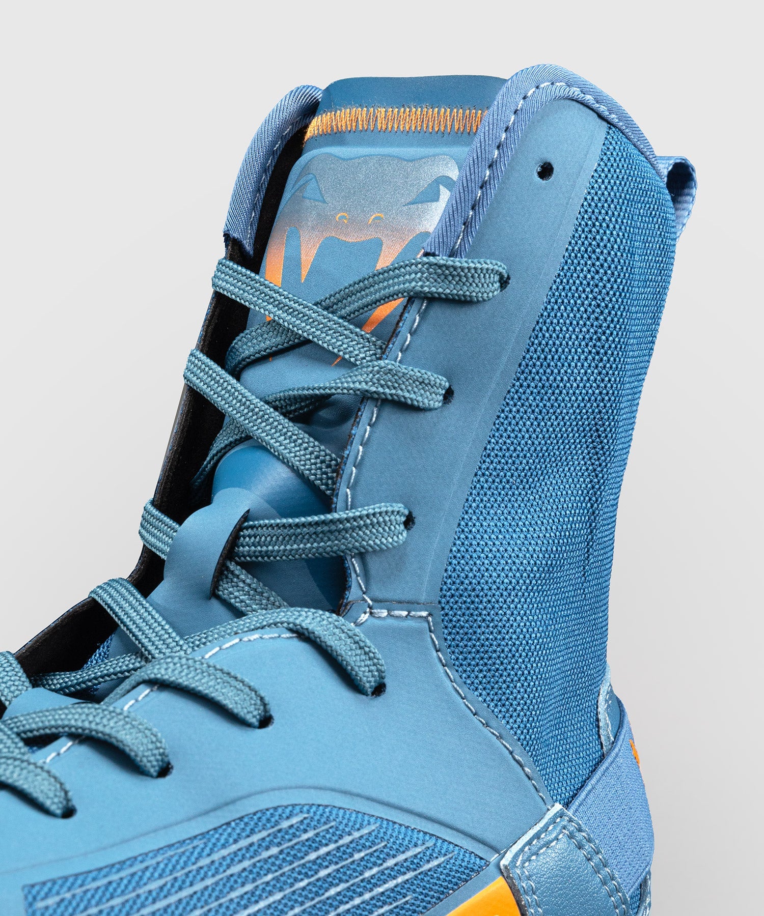 Venum Boxschuhe Elite Neo – Stahlblau/Orange
