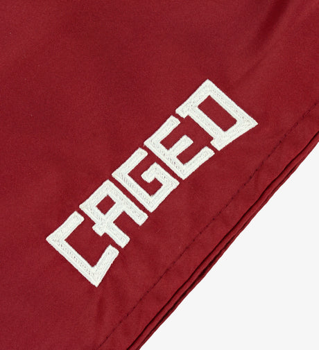 Caged Muay Thai shorts Classic - Rød/Hvid dame