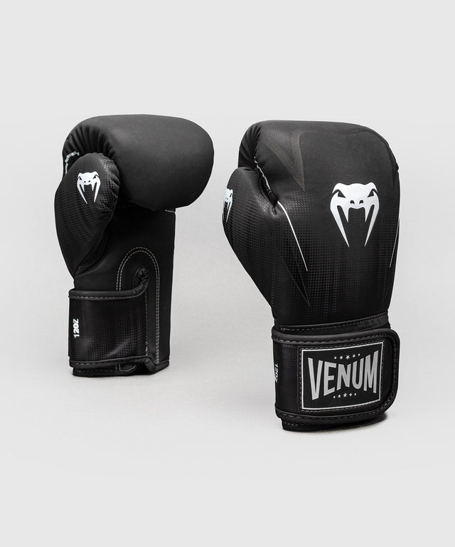 Venum Boxhandschuhe Stealth – Schwarz/Weiß