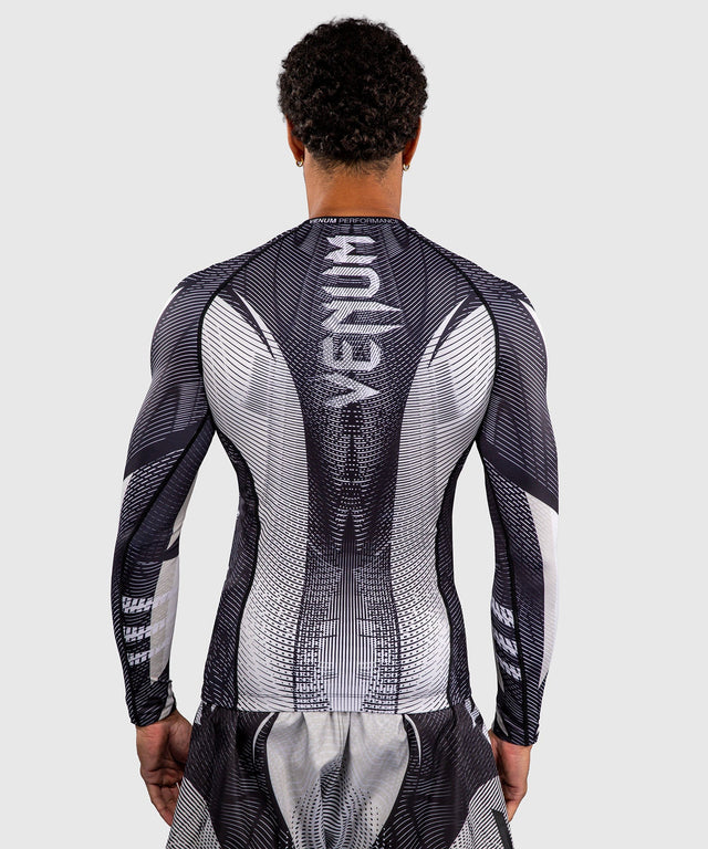 Venum Rashguard Galactic 3.0 Mâneci Lungi - Alb Crem/Negru