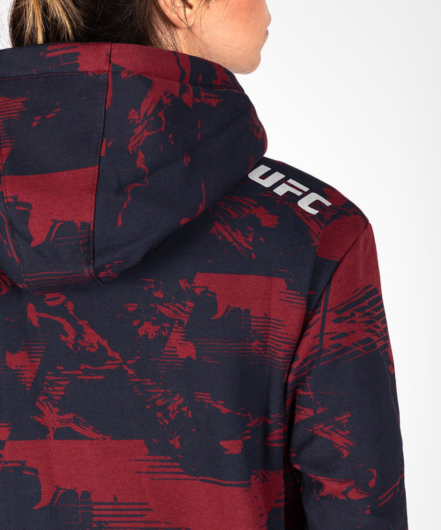 Venum UFC Hoodie Zenith Dam - Marinblå/Bordeaux/Silver