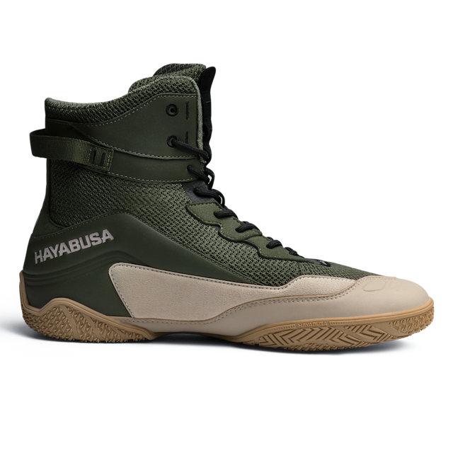Botas de boxe Hayabusa Talon – Caqui Verde/Bege