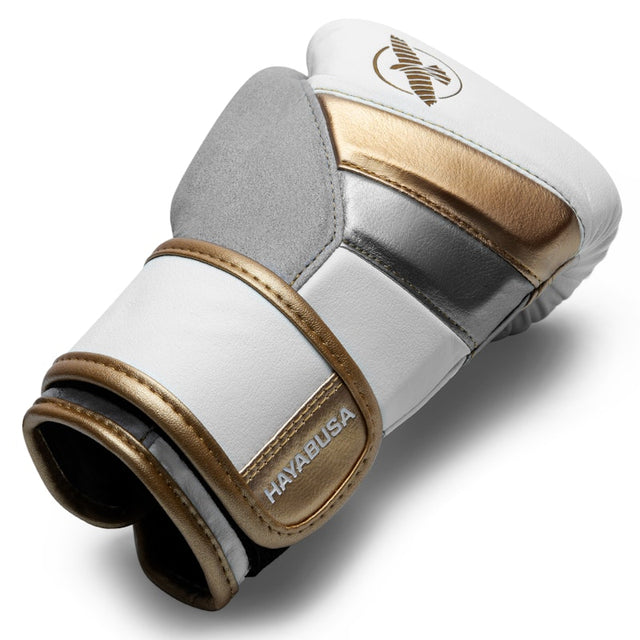 Luvas de boxe Hayabusa T3 Criança – Branco/Ouro