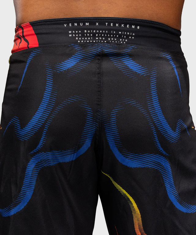 Shorts de MMA Venum x TEKKEN 8 Yoshimitsu – Noir/Orange