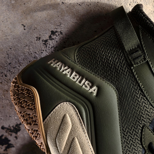 Botas de boxe Hayabusa Talon – Caqui Verde/Bege
