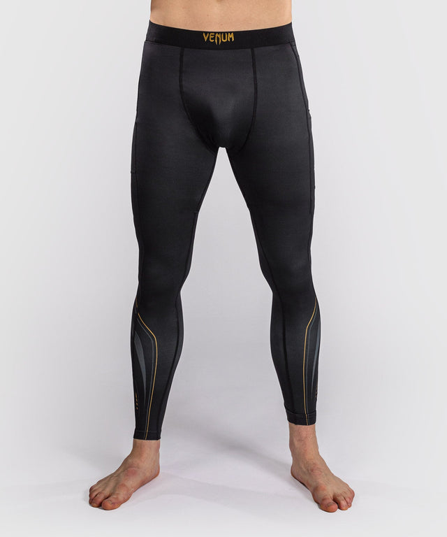 Shorts de compression Venum Streamline – Noir/Or