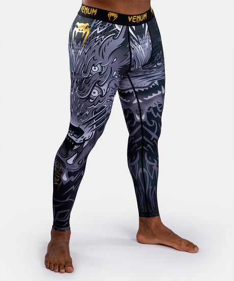 Shorts de compression Venum Wolf Atak – Noir/Gris