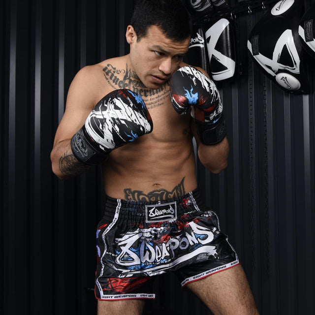 8 WEAPONS Muay Thai shorts Cut Like A Blade 2.0 - Sort