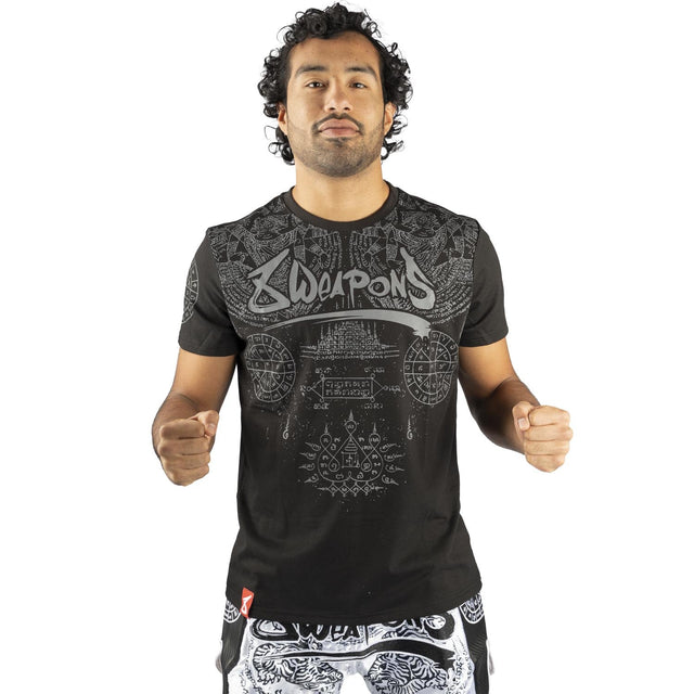 8 Weapons T-Shirt Yantra – Sort