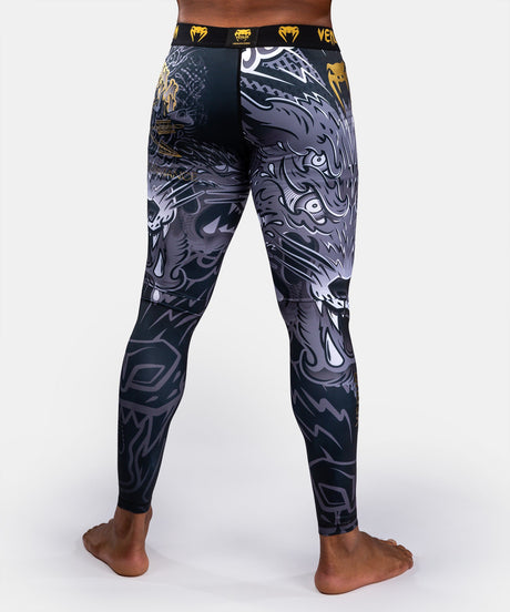 Shorts de compression Venum Wolf Atak – Noir/Gris