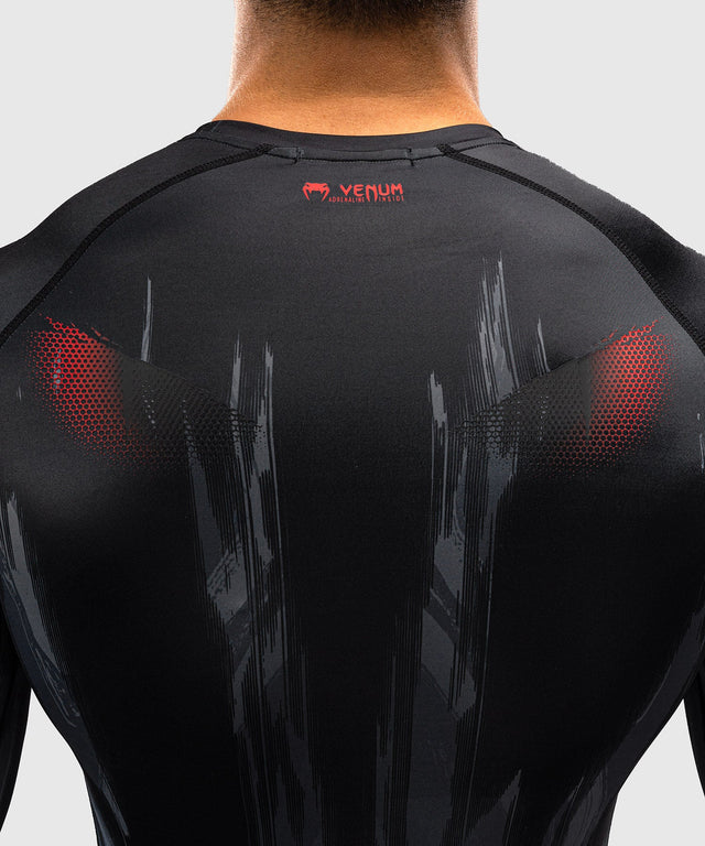 Rashguard Venum Demon – Černá/Šedá