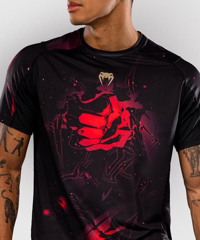 Venum T-Shirt Itadori Dry Tech – Schwarz/Rot