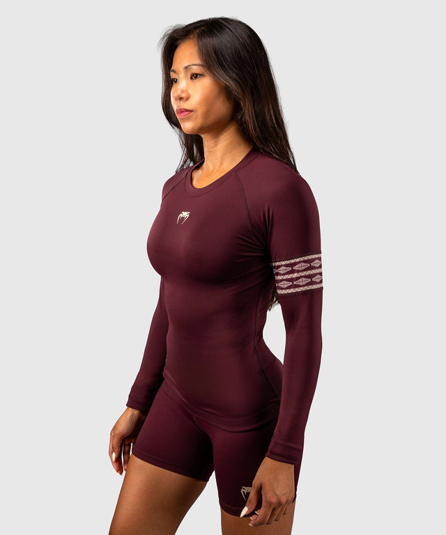 Rashguard Venum Talisman Maniche Lunghe - Prugna