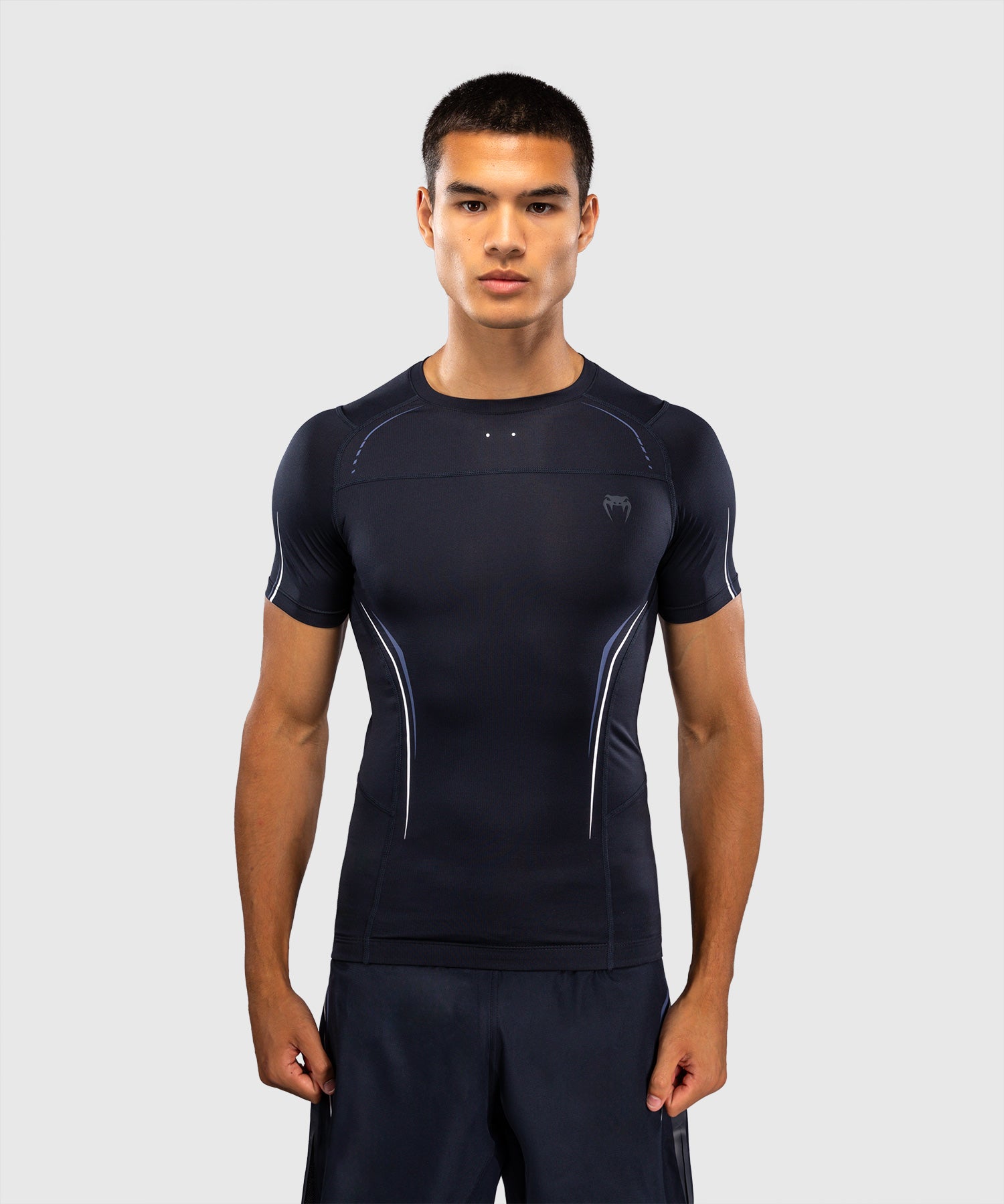 Rashguard Venum G-Core – Námořnická modrá/Bílá
