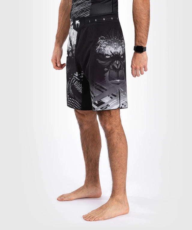 Pantalones de MMA Venum Gorilla Jungle – Negro/Blanco