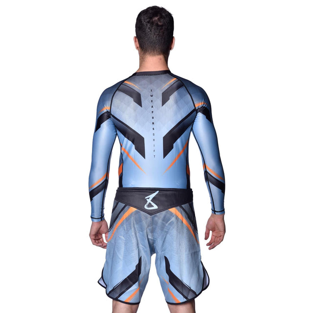 8 WEAPONS MMA-shorts Shift – Isgrå/Orange