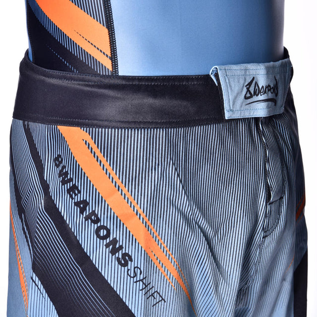 8 WEAPONS MMA-shorts Shift – Isgrå/Orange