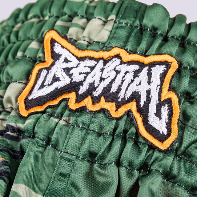 8 WEAPONS Muay-Thai-Shorts Beastial Viper – Khaki