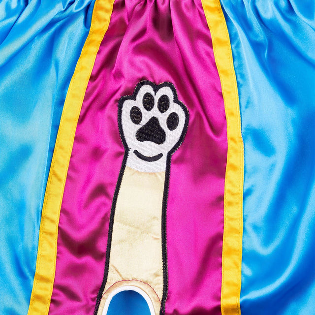 8 WEAPONS Muay Thai shorts Meow Thai – Blå/Lilla