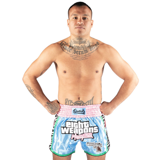 Pantaloni scurți Muay Thai 8 WEAPONS Miami Thai – Miami