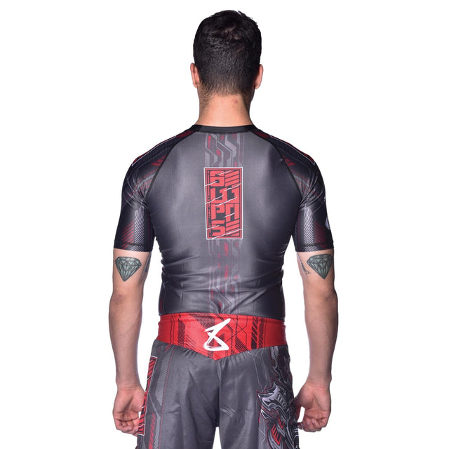 Rashguard 8 WEAPONS Samurai 2.0 – Noir/Rouge