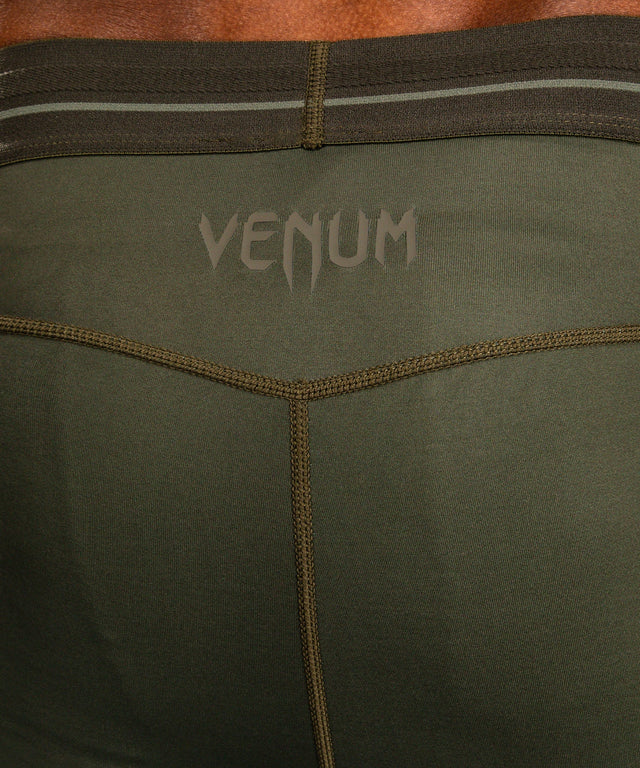 Shorts de compression Venum Stealth – Kaki/Vert armée