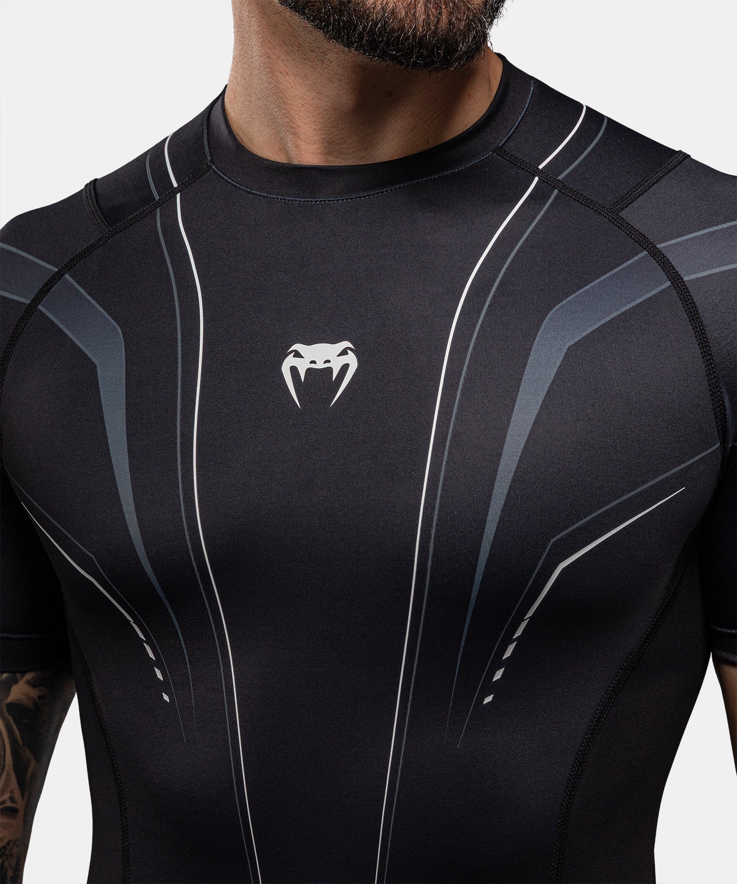 Venum Rashguard Streamline - Negru/Alb