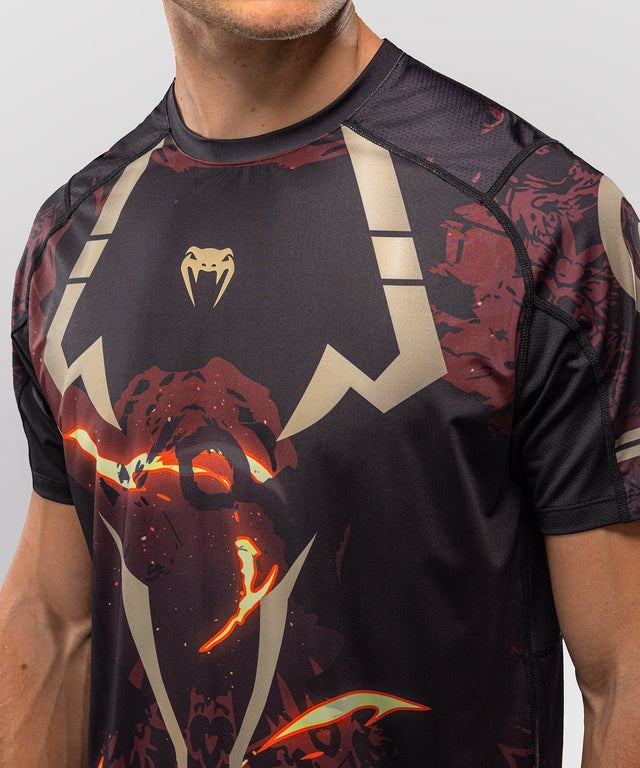 T-shirt Venum x Jujutsu Kaisen Sukuna – Noir/Beige clair