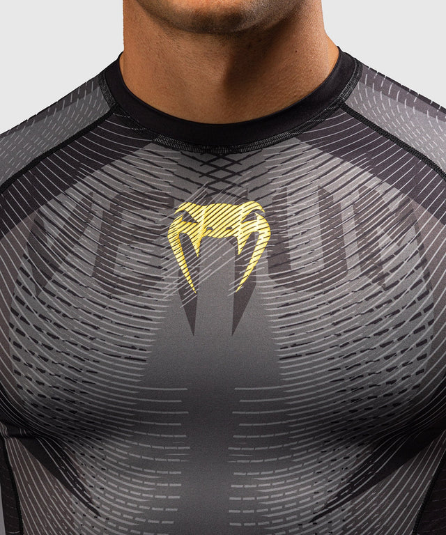 Venum Rashguard Galactic 3.0 Korta ärmar – Svart/Guld