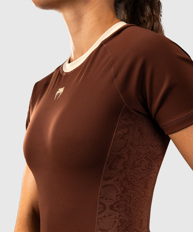 Venum Viper Rashguard Short Sleeves Women's - Brown