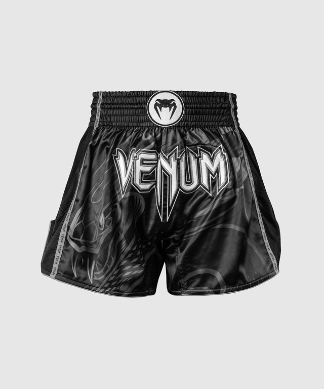 Calções de Muay Thai Venum Crimson Viper 2.0 – Preto/Cinzento