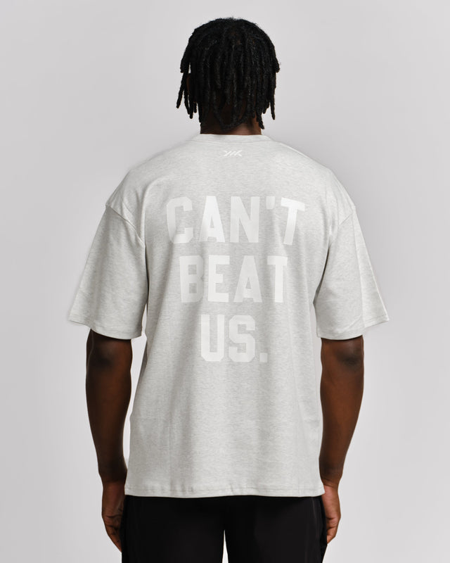 Caged T-Shirt 'CBU' – Gris clair