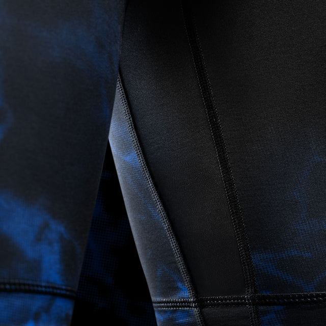 Shorts de compression BJJ Hayabusa x UFC – Noir/Bleu