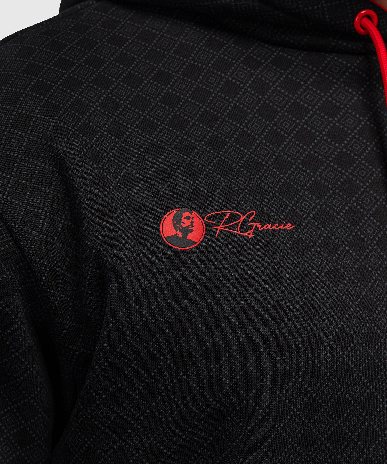 Venum Hoodie x Roger Gracie – Černá/Červená