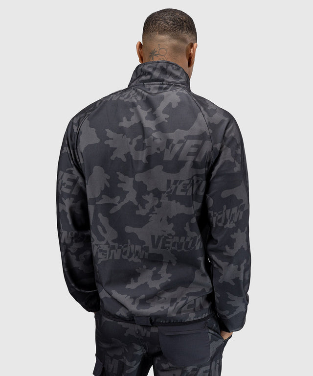 Chaqueta de entrenamiento Venum Trooper – Negro/Gris oscuro