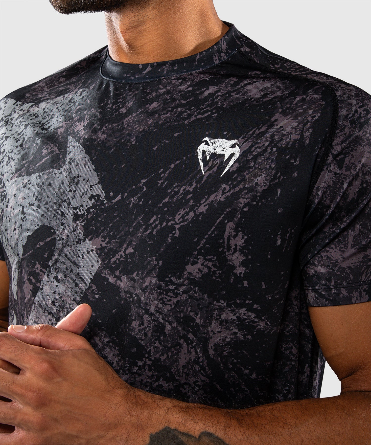 Venum T-Shirt Rage & Workout – Schwarz/Grau