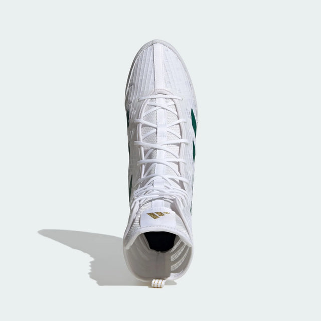 Chaussures de boxe Adidas Box Hog 4 – Blanc/Vert