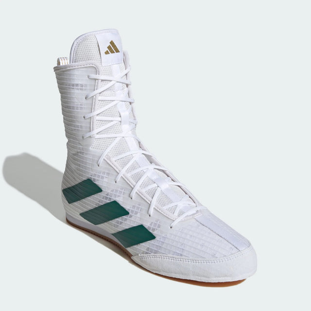 Chaussures de boxe Adidas Box Hog 4 – Blanc/Vert