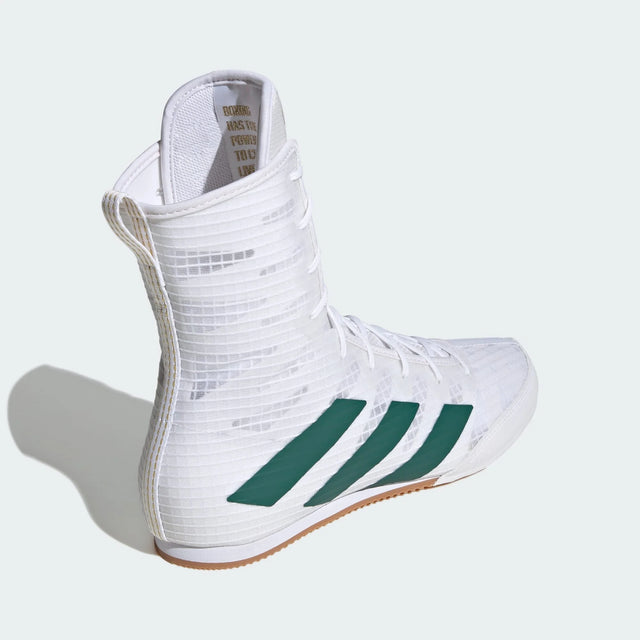 Chaussures de boxe Adidas Box Hog 4 – Blanc/Vert