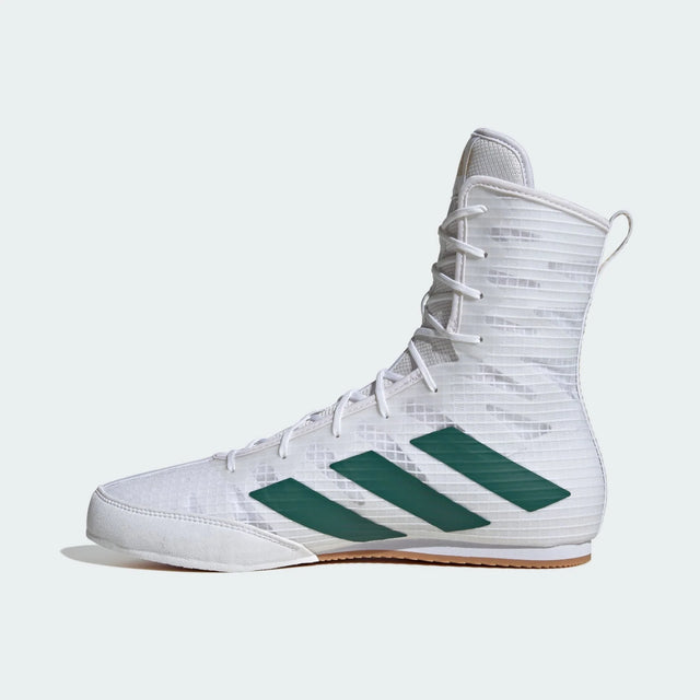 Chaussures de boxe Adidas Box Hog 4 – Blanc/Vert