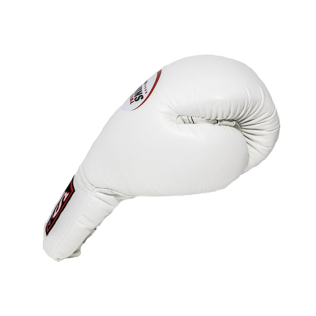 Gants de boxe Twins BGLL3 à lacets – Blanc