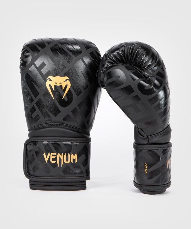 Mănuși de box Venum Contender 1.5 XT Copii – Negru/Auriu