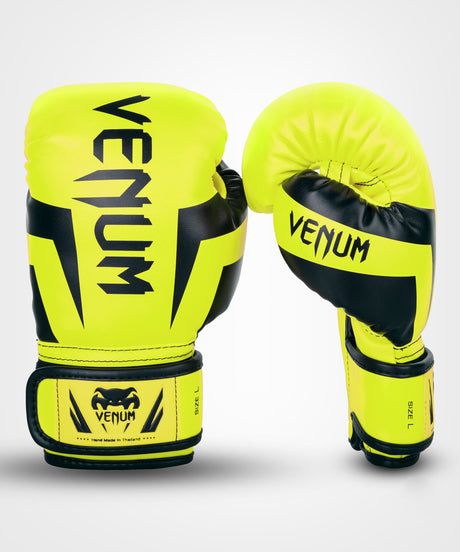 Dětské boxerské rukavice Venum Elite – Neonově žluté