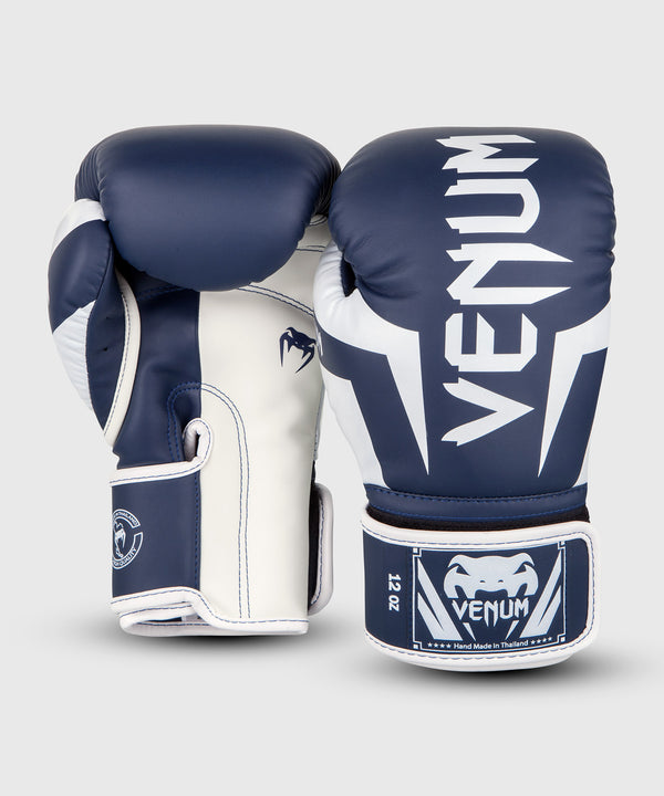 Venum Elite Boxhandschuhe – Navy Blau/Weiß